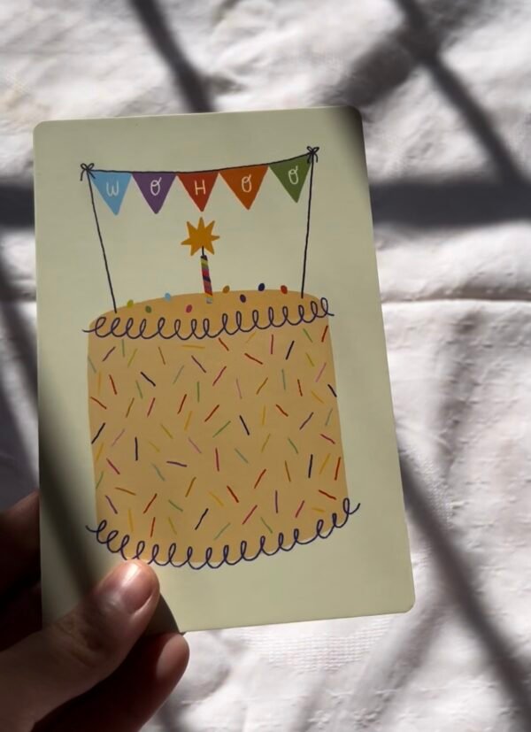 Screenshot Tarjetas Postal "Woohoo"