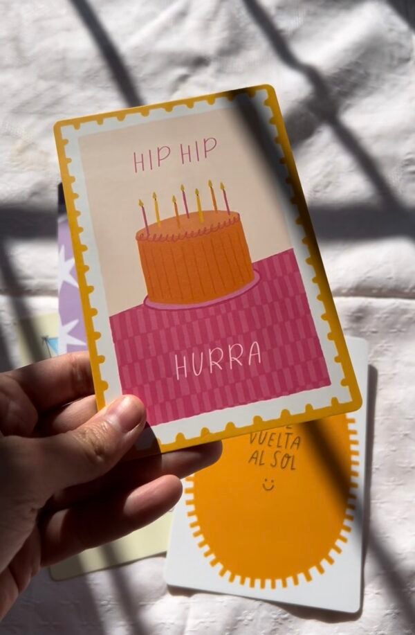 Tarjetas Postal  "Hip Hip Hurra"
