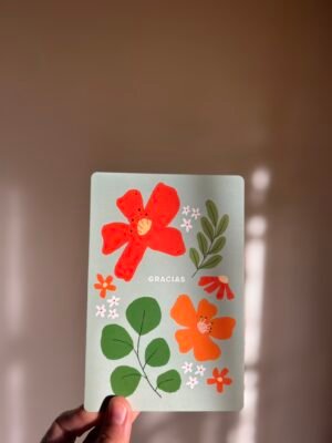 PostalGraciasflores Tarjetas Postal "Gracias con flores"